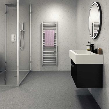 Click Here To Enlarge This Photo Of Snowflake Sparkle Bathroom and Shower Panel