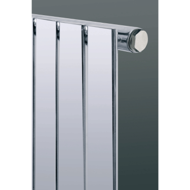 Click Here To Enlarge This Photo Of Eucotherm Mars Chrome Vertical Flat Panel Designer Radiators