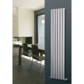 Eucotherm Mars Chrome Vertical Flat Panel Designer Radiators