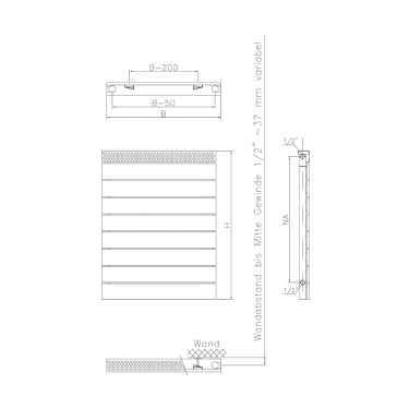Click Here To Enlarge This Photo Of Eucotherm Minerva Flat Panel Tower Designer Radiators