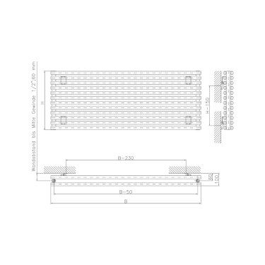 Click Here To Enlarge This Photo Of Eucotherm Gaja Duo Horizontal Tube Designer Radiators