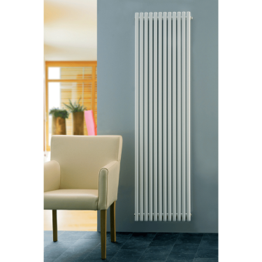 Click Here To Enlarge This Photo Of Eucotherm Supra Round Tube Vertical Designer Radiators