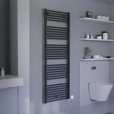 Click Here To Enlarge This Photo Of Eucotherm Primo Electro Electric Tube Towel Designer Radiators