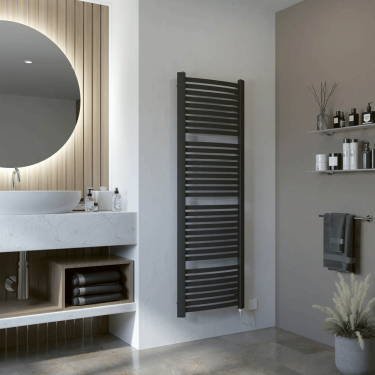 Click Here To Enlarge This Photo Of Eucotherm Fino Electro Electric Ladder Towel Designer Radiators