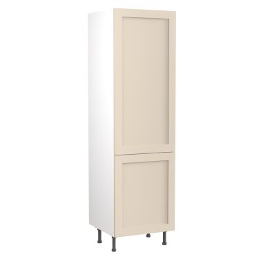 Click Here To Enlarge This Photo Of Kitchen Kit Flatpack Shaker Ultra Matt Cashmere 600 Tall Unit Larder - FKKH0634