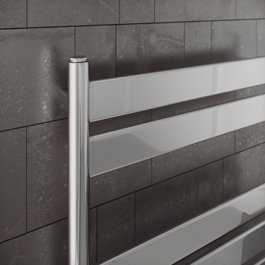 Click Here To Enlarge This Photo Of Eucotherm Primus Vito Chrome Ladder Towel Designer Radiators