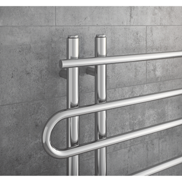Click Here To Enlarge This Photo Of Eucotherm Mamba Chrome Ladder Towel Designer Radiators