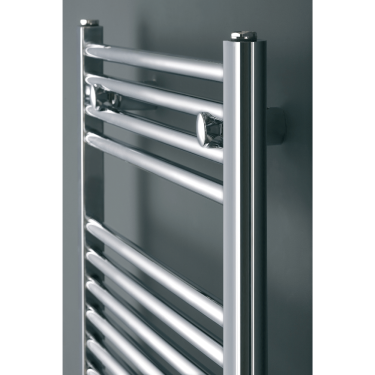 Click Here To Enlarge This Photo Of Eucotherm Chromo Straight Chrome Ladder Towel Designer Radiators