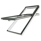 FAKRO FYW-V proSky High Pivot Roof Windows with Raised Axis of Rotation in White Acrylic