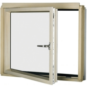 FAKRO BDR (right) or BDL (left) L-Shaped Combination Roof Windows in Natural Pine Double Glazed