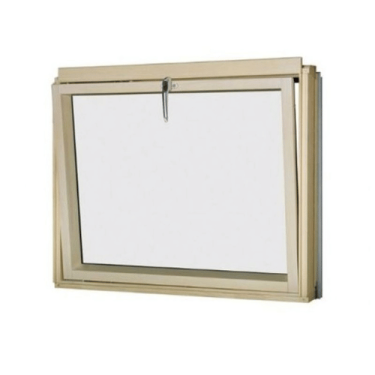 Click Here To Enlarge This Photo Of FAKRO BVP P2 L-Shaped Combination Roof Windows in Natural Pine Double Glazed