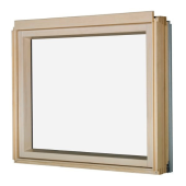 FAKRO BXP P5 L-Shaped Combination Roof Windows in Natural Pine Triple Glazed