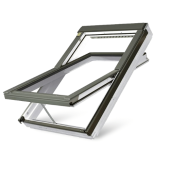 FAKRO FTW-V/C Conservation Style Centre Pivot Roof Windows in White Acrylic