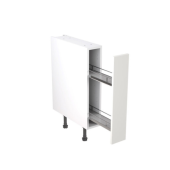 Kitchen Kit Value Slab Matt White 150 Base Unit with Pull-out - FKKM1051