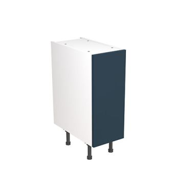Click Here To Enlarge This Photo Of Kitchen Kit Flatpack Slab Ultra Matt Indigo Blue 300 Base Unit - FKKF1301