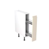 Kitchen Kit Flatpack J Pull Super Gloss Cashmere 150 Base Unit With Pull-Out - FKKJ0151