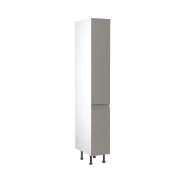 Click Here To Enlarge This Photo Of Kitchen Kit Flatpack J Pull Ultra Matt Dust Grey 300 Tall Unit With Pull-Out - FKKJ0853