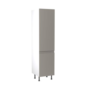 Click Here To Enlarge This Photo Of Kitchen Kit Flatpack J Pull Ultra Matt Dust Grey 500 Tall Unit Larder - FKKJ0820