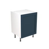 Kitchen Kit Flatpack Shaker Ultra Matt Indigo Blue 600 Base Unit - FKKH1304