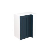 Kitchen Kit Flatpack Shaker Ultra Matt Indigo Blue 600 Wall Unit Blind Corner - FKKH1316