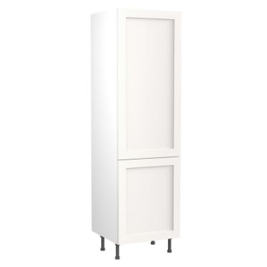 Click Here To Enlarge This Photo Of Kitchen Kit Flatpack Shaker Ultra Matt White 500 Tall Unit Larder - FKKH0520