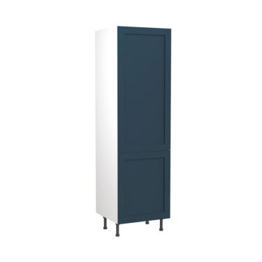 Click Here To Enlarge This Photo Of Kitchen Kit Flatpack Shaker Ultra Matt Indigo Blue 500 Tall Unit Larder - FKKH1320