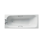 Ideal Standard Steel Bath 170 x 70 cm 2 Tap Holes 130L Anti Slip with Grips EE560002601