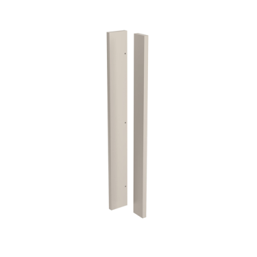 Click Here To Enlarge This Photo Of Kitchen Kit Flatpack Slab Super Gloss Light Grey 720mm Corner Post - FKKF0254