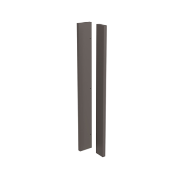 Click Here To Enlarge This Photo Of Kitchen Kit Flatpack Slab Super Gloss Graphite 720mm Corner Post - FKKF0454