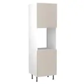 Kitchen Kit Value Slab Matt Light Grey 600 Tall Unit Single Oven - FKKM1231