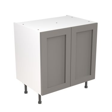 Click Here To Enlarge This Photo Of Kitchen Kit Flatpack Shaker Ultra Matt Dust Grey 800 Base Unit - FKKH0836