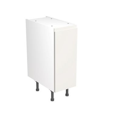 Click Here To Enlarge This Photo Of Kitchen Kit Flatpack J Pull Super Gloss White 300 Base Unit - FKKJ0001