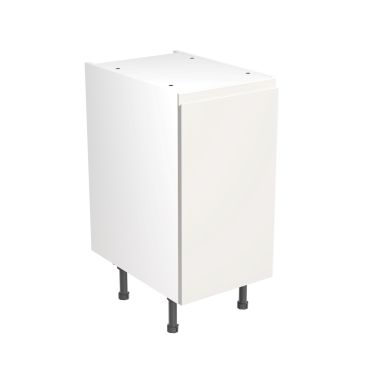 Click Here To Enlarge This Photo Of Kitchen Kit Flatpack J Pull Super Gloss White 400 Base Unit - FKKJ0002