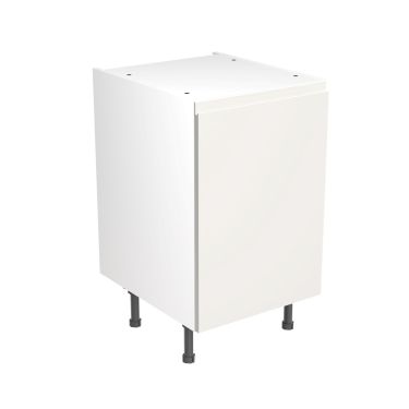 Click Here To Enlarge This Photo Of Kitchen Kit Flatpack J Pull Super Gloss White 500 Base Unit - FKKJ0003