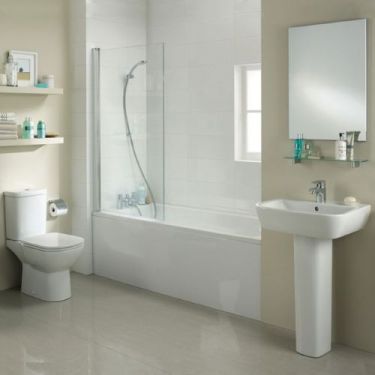 Click Here To Enlarge This Photo Of Ideal Standard Tempo Arc Straight Bath 1700x700mm No Tap Holes - E256301