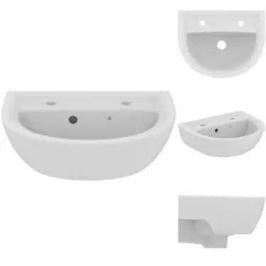 Click Here To Enlarge This Photo Of Armitage Shanks Sandringham 21 Hand Rinse Washbasin White 450 mm E893601