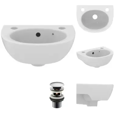 Click Here To Enlarge This Photo Of Armitage Shanks Sandringham 21 Hand Rinse Washbasin E893001