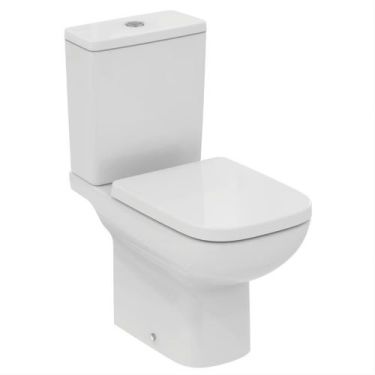 Click Here To Enlarge This Photo Of Ideal Standard I.Life A Close Coupled Back To Wall Toilet Rimless Pan (open back) with Horizontal Outlet - E247501