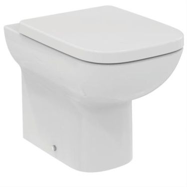 Click Here To Enlarge This Photo Of Ideal Standard I.Life A Close Coupled Back To Wall Toilet Rimless Pan (open back) with Horizontal Outlet - E247501