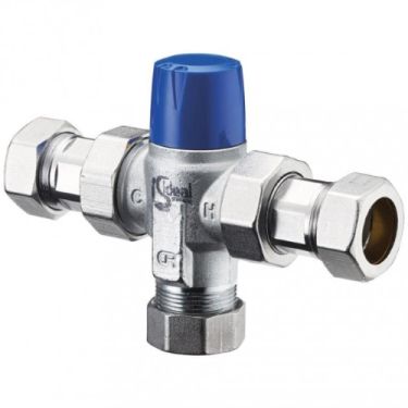 Click Here To Enlarge This Photo Of Ideal Standard Ancillaries Exposed Thermostatic Mixing Valve 22mm - Chrome A5901AA