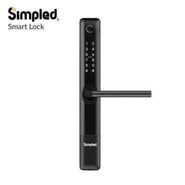 Click Here To Enlarge This Photo Of Simpled Slim Series Smart Lock Matt Black SF-SP