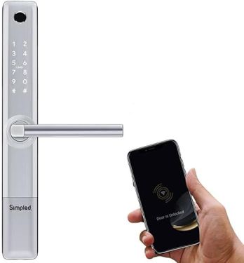 Click Here To Enlarge This Photo Of Simpled Slim Series Smart Lock Silver SF-SPS