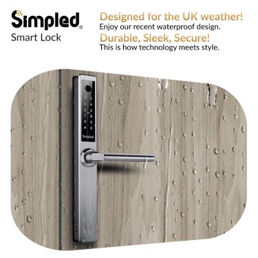 Click Here To Enlarge This Photo Of Simpled Slim Series Smart Lock Silver SF-SPS
