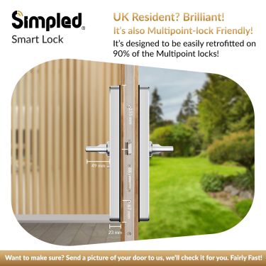Click Here To Enlarge This Photo Of Simpled Slim Series Smart Lock Silver SF-SPS