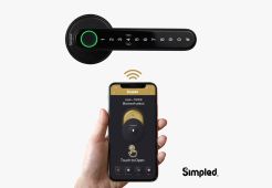 Simpled Leverline Smart Lock Black LF-SP
