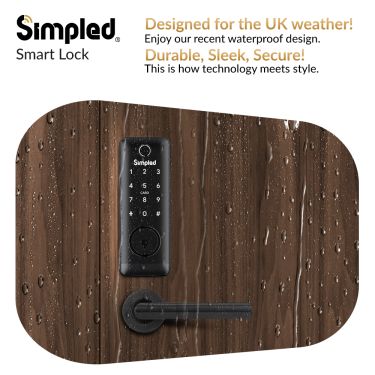 Click Here To Enlarge This Photo Of Simpled UF-SP Smart Fingerprint Lock