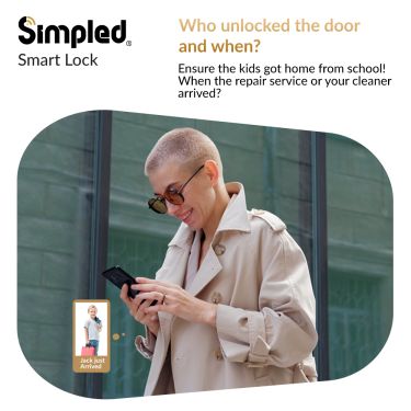 Click Here To Enlarge This Photo Of Simpled UF-SP Smart Fingerprint Lock