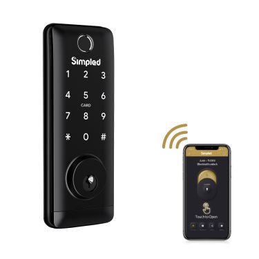 Click Here To Enlarge This Photo Of Simpled UF-SP Smart Fingerprint Lock