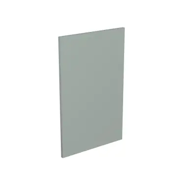 Click Here To Enlarge This Photo Of Kitchen Kit Flatpack Slab Ultra Matt Sage Green 600 Panel Base End - FKKF1128