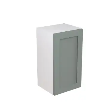 Click Here To Enlarge This Photo Of Kitchen Kit Flatpack Shaker Ultra Matt Sage Green 400 Wall Unit - FKKH1112
